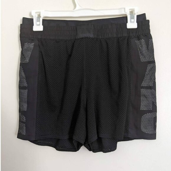 Alexander Wang x H&M Black Mesh Logo Shorts, Size 6 - Picture 5 of 11